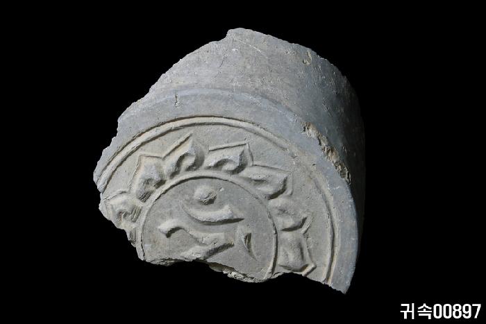梵字文圓瓦當 이미지