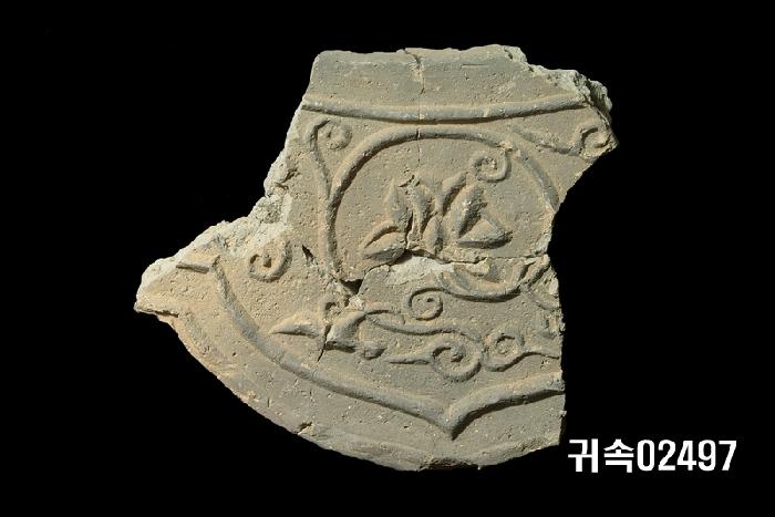 花文平瓦當 이미지