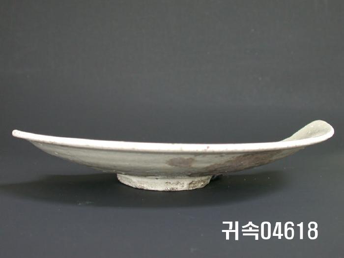 朝鮮 純白磁 楪匙 片 이미지