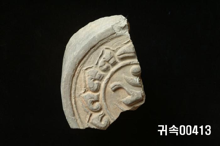 梵字文圓瓦當 이미지