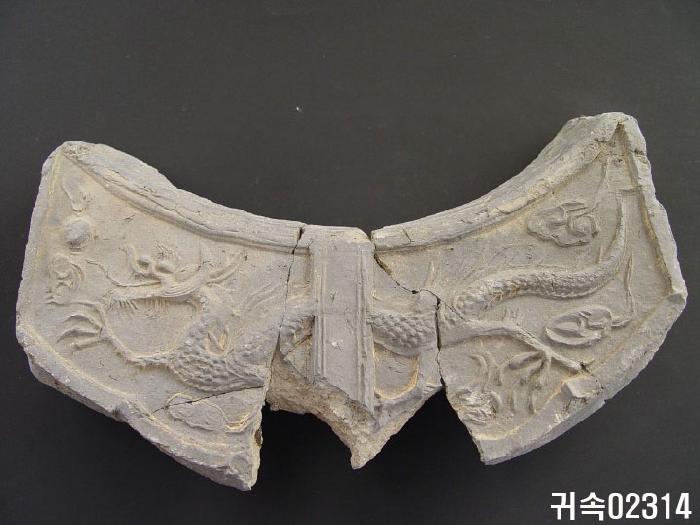 龍文平瓦當 이미지