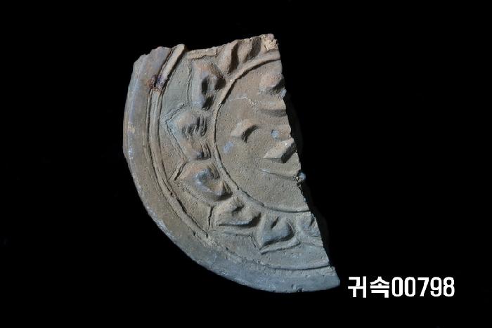 梵字文圓瓦當 이미지