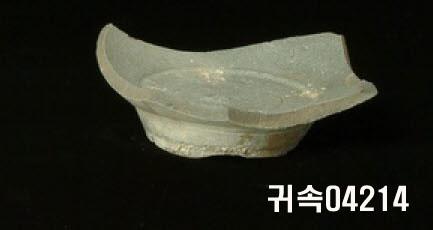 朝鮮 純白磁 鉢 底部片 이미지