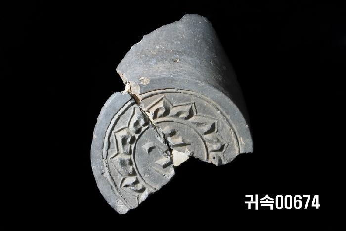 梵字文圓瓦當 이미지