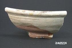 朝鮮 純白磁 楪匙 片 이미지