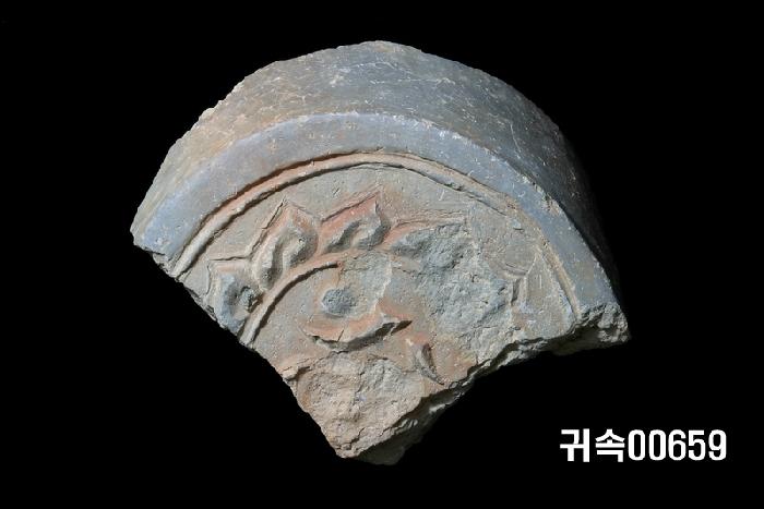 梵字文圓瓦當 이미지