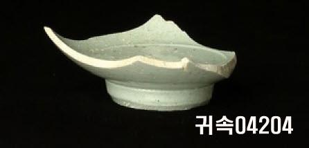 朝鮮 純白磁 鉢 底部片 이미지