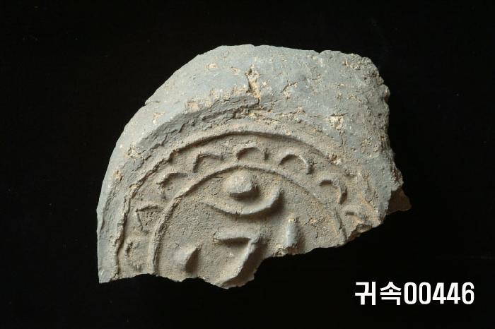 梵字文圓瓦當 이미지