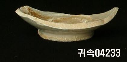 朝鮮 純白磁 鉢 底部片 이미지