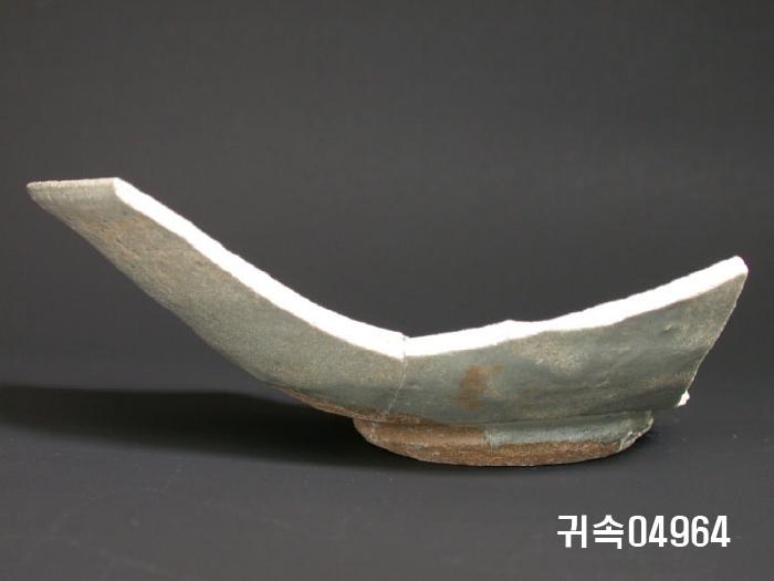 朝鮮 純白磁 楪匙 片 이미지