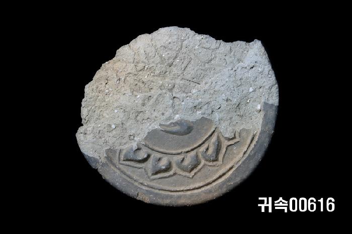 梵字文圓瓦當 이미지