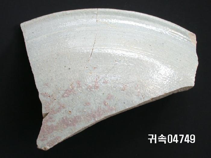 朝鮮 純白磁 楪匙 片 이미지