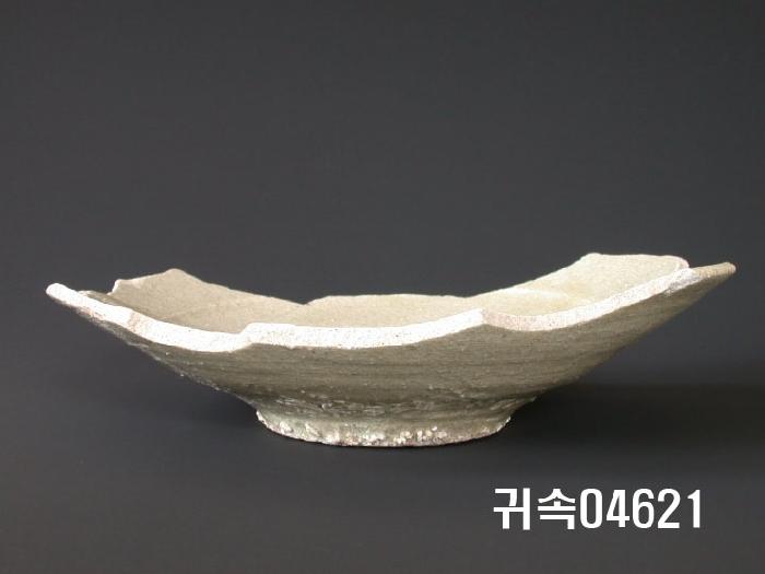 朝鮮 純白磁 楪匙 片 이미지