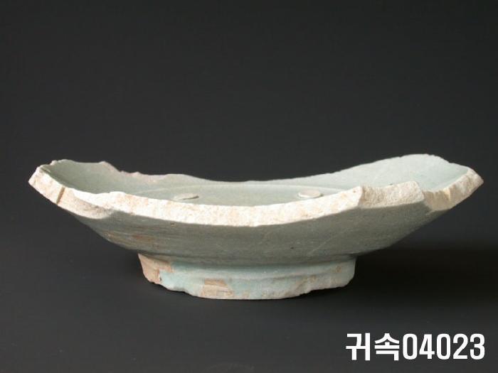 朝鮮 純白磁 鉢 底部片 이미지