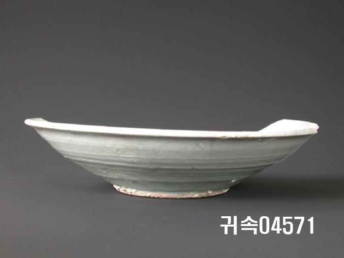 朝鮮 純白磁 楪匙 이미지