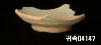 朝鮮 純白磁 鉢 底部片 이미지