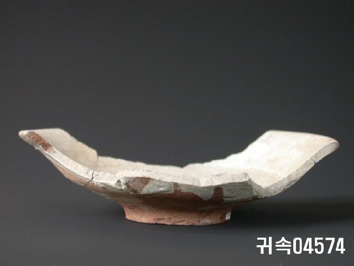 朝鮮 純白磁 楪匙 이미지