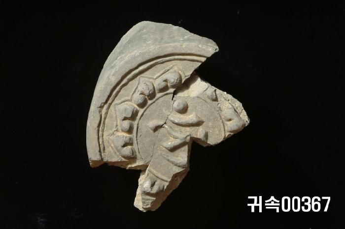 梵字文圓瓦當 이미지