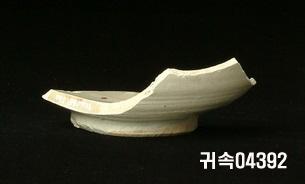 朝鮮 純白磁 鉢 底部片 이미지