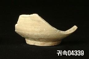 朝鮮 純白磁 鉢 底部片 이미지