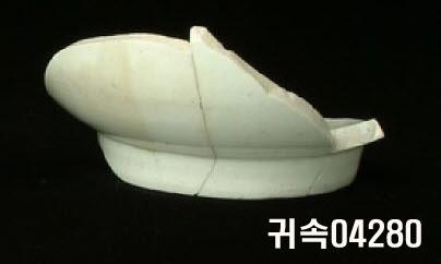 朝鮮 純白磁 鉢 底部片 이미지