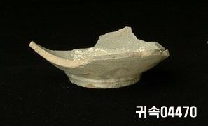 朝鮮 純白磁 鉢 底部片 이미지