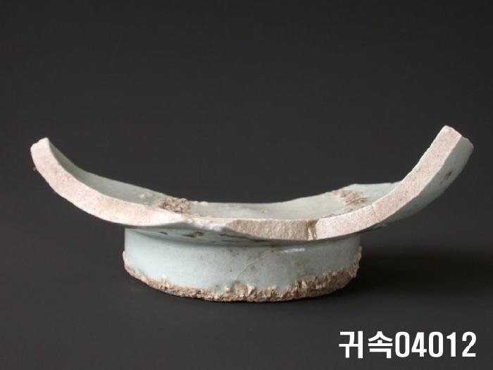 朝鮮 純白磁 鉢 底部片 이미지
