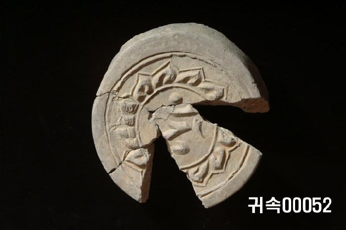 梵字文圓瓦當 이미지