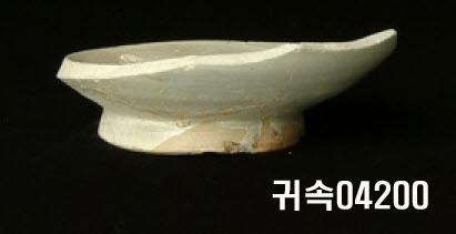 朝鮮 純白磁 鉢 底部片 이미지