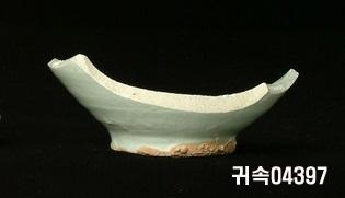 朝鮮 純白磁 鉢 底部片 이미지