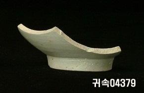 朝鮮 純白磁 鉢 底部片 이미지