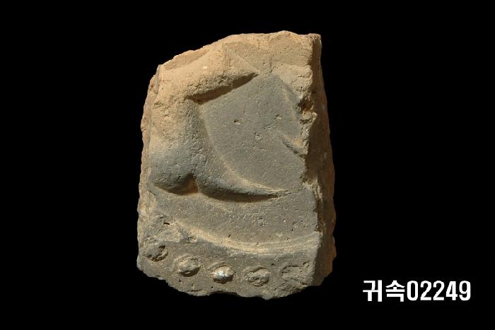 梵字文平瓦當 이미지