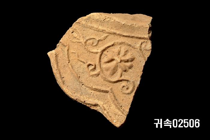 花文平瓦當 이미지