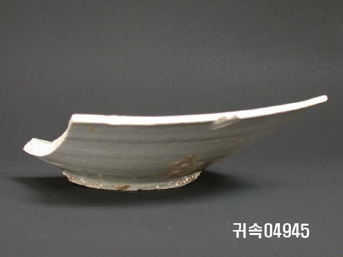 朝鮮 純白磁 楪匙 片 이미지