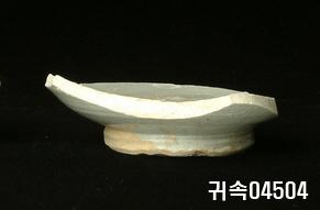 朝鮮 純白磁 鉢 底部片 이미지