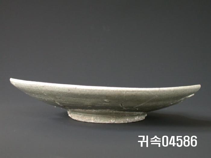 朝鮮 純白磁 楪匙 片 이미지