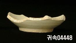 朝鮮 純白磁 鉢 底部片 이미지