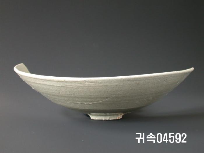 朝鮮 純白磁 楪匙 片 이미지