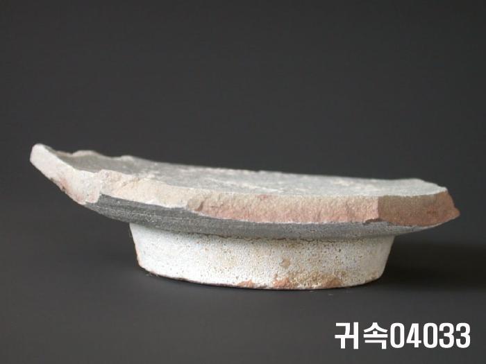 朝鮮 純白磁 鉢 底部片 이미지