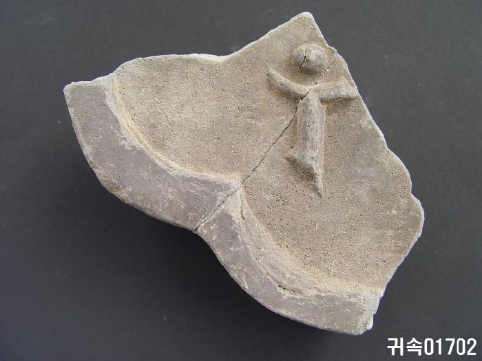 梵字文平瓦當 이미지