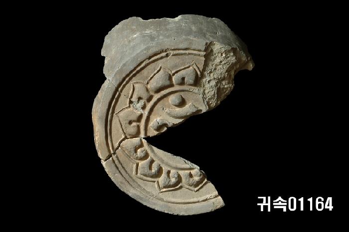 梵字文圓瓦當 이미지