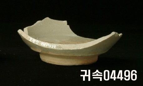 朝鮮 純白磁 鉢 底部片 이미지