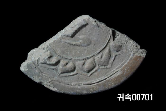 梵字文圓瓦當 이미지