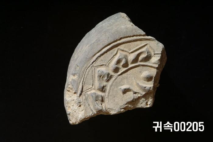 梵字文圓瓦當 이미지