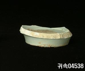 朝鮮 純白磁 鉢 底部片 이미지