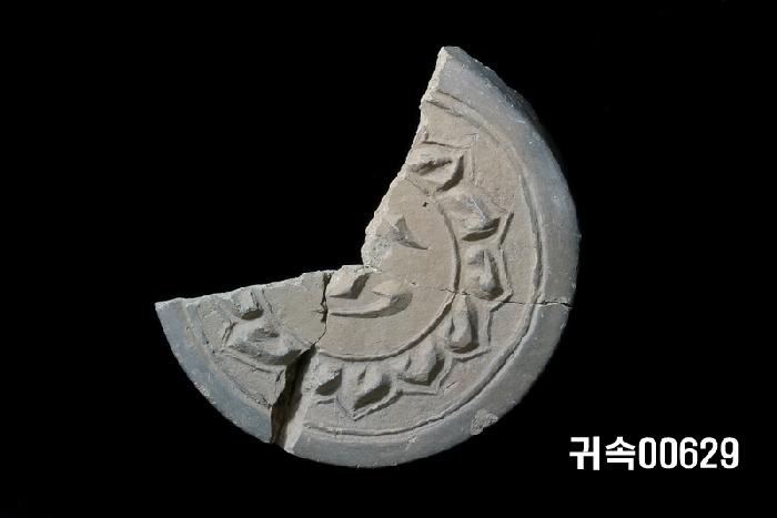 梵字文圓瓦當 이미지