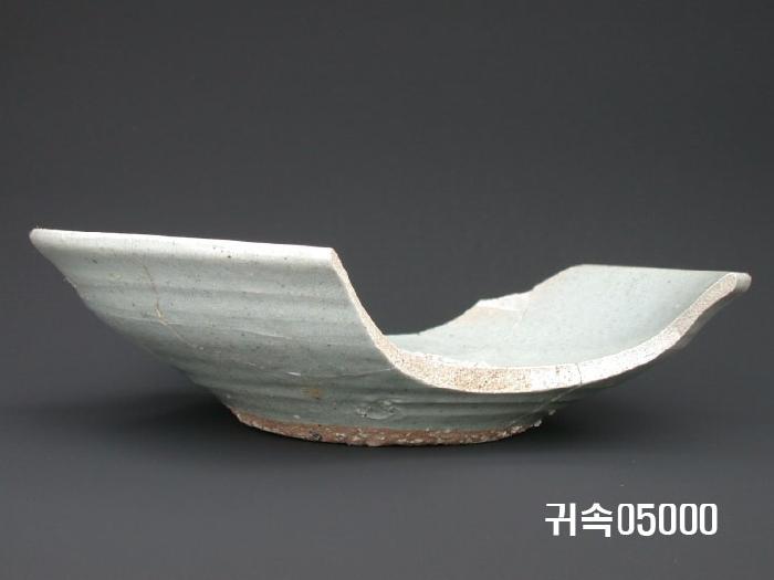 朝鮮 純白磁 楪匙 이미지