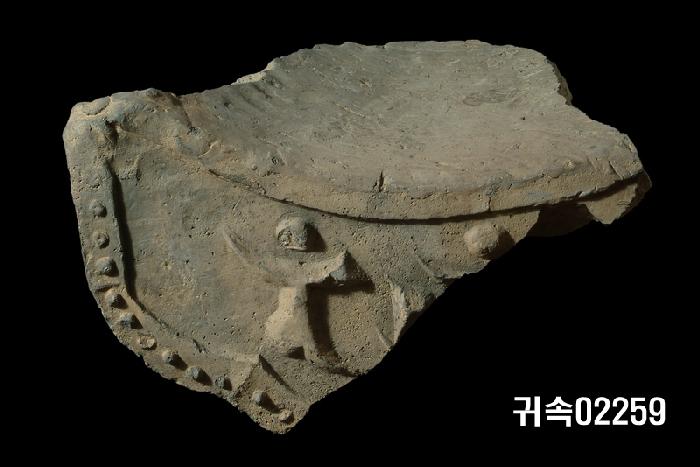 梵字文平瓦當 이미지