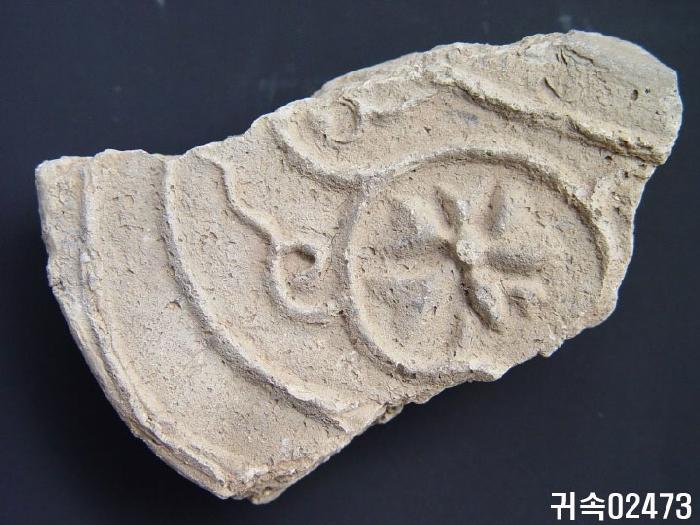 花文平瓦當 이미지