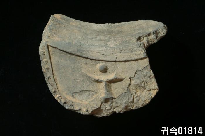 梵字文平瓦當 이미지